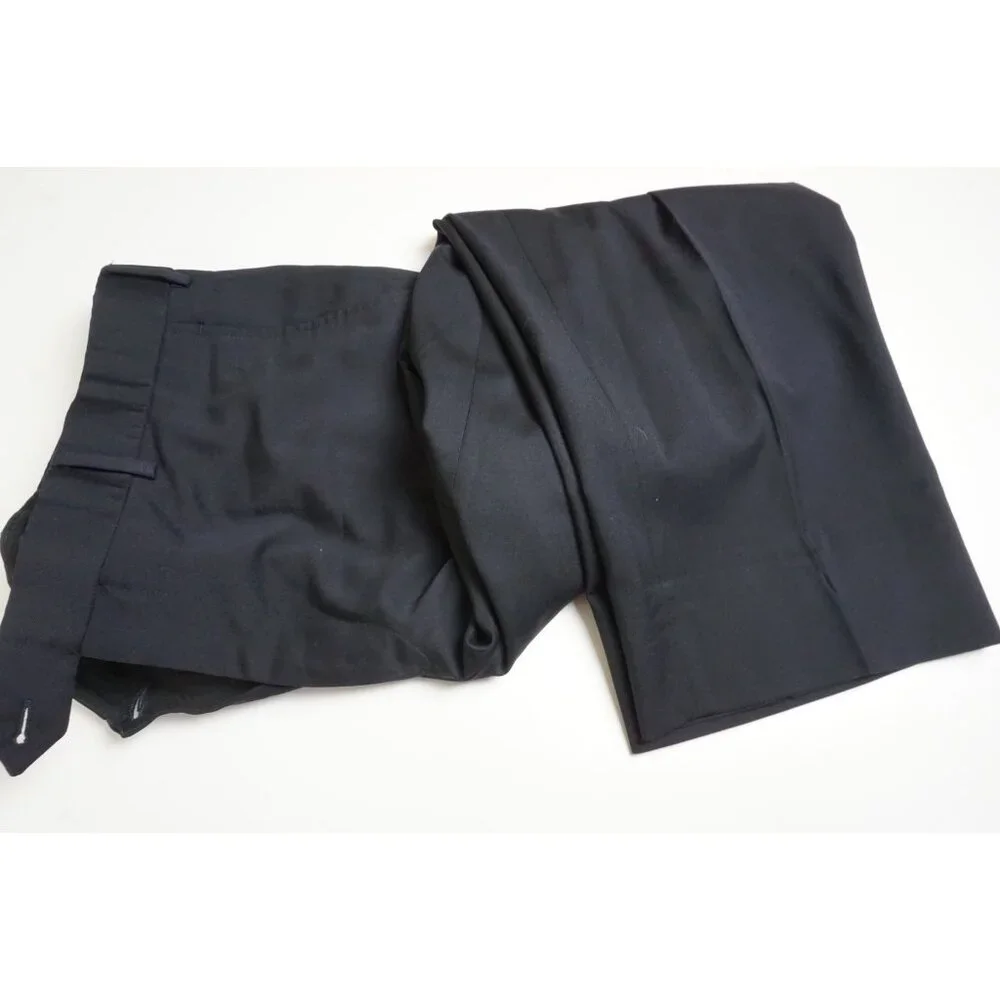 Brooks Brothers Fitzgerald Navy Blue 100% Wool 2 Pc Suit Jacket Pants Sz 45R